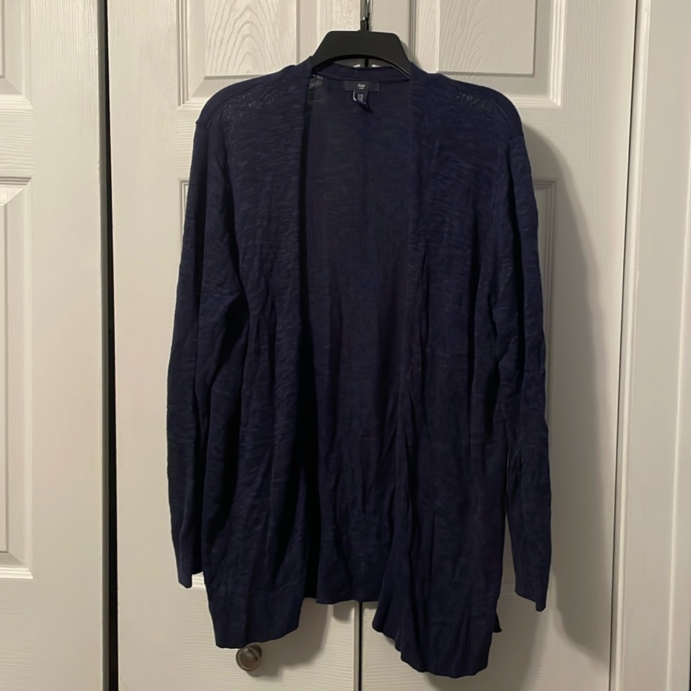 Gap factory slub cardi. Size XL. Navy blue. Smoke free home.